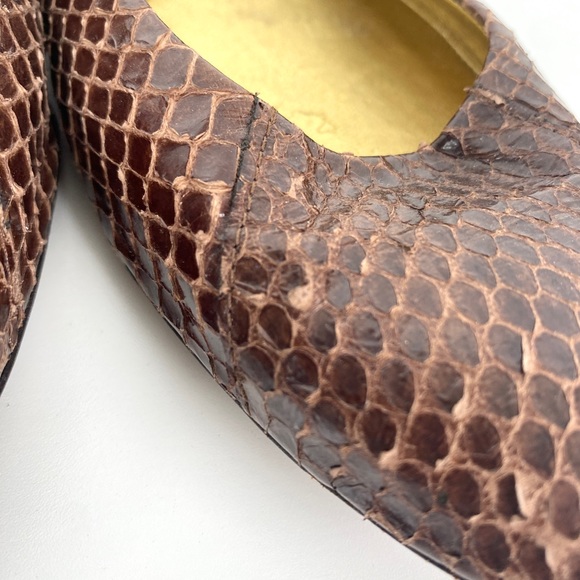 Dolce & Gabbana Python Leather Ballet Flats - Picture 5 of 8